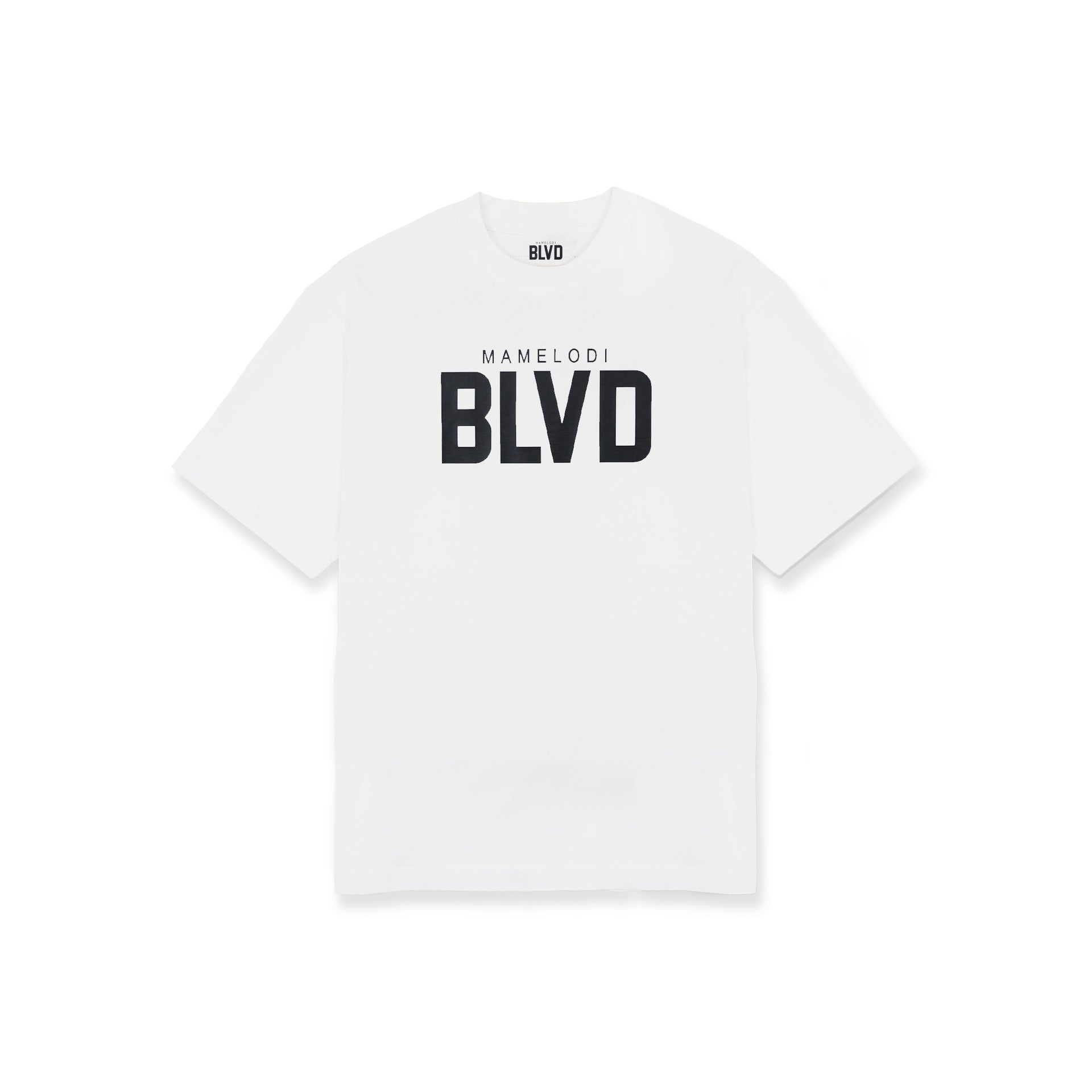 Branded t-shirt from a South African t-shirt brand in minimalist BLVD design